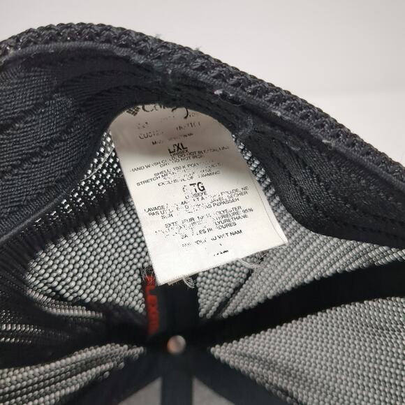 U.S. Flag Trees Fitted Trucker Hat Gray XL Embroidered Mesh Back Columbia - Picture 9 of 9